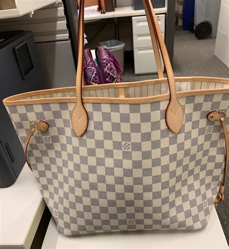 louis vuitton damier azur neverfull real vs fake|louis vuitton damier azur backpack.